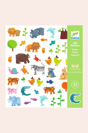 Djeco - 160 Stickers - Animals - Strawberries & Cream  - Ingrid Lewis - Designer