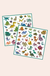 Djeco - 160 Stickers - Dinosaurs - Strawberries & Cream 
