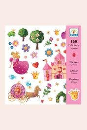 Djeco - 160 Stickers - Princess Marguerite - Strawberries & Cream 