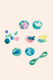 Djeco -  285 Fancy Beads - Birds - Strawberries & Cream 
