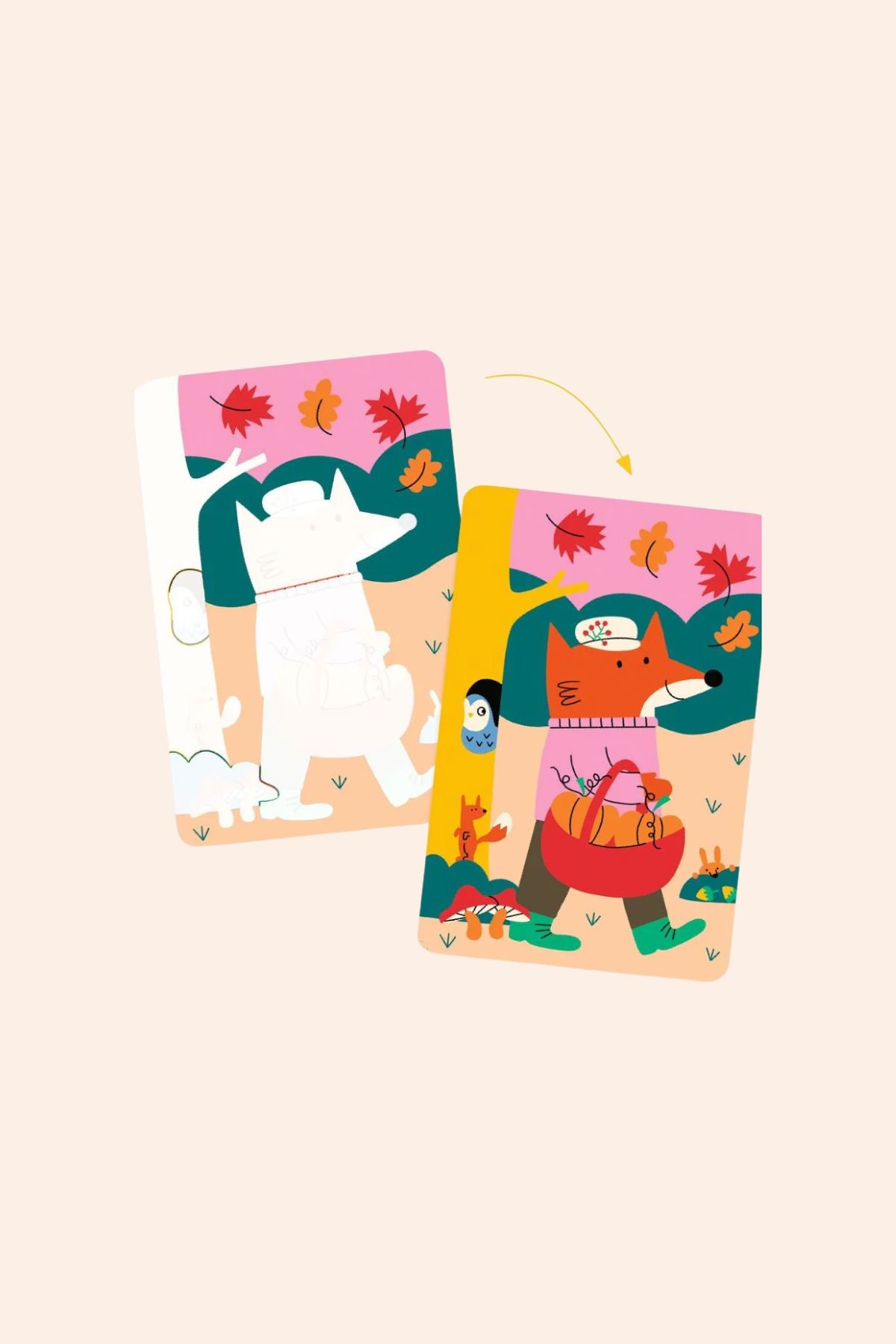 Djeco - 4 Seasons - Magic Colouring - Strawberries & Cream