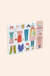 Djeco - A Well-stocked Wardrobe - Paper Doll- Strawberries & Cream 