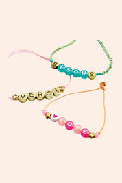 Djeco - Alphabet Beads - Strawberries & Cream