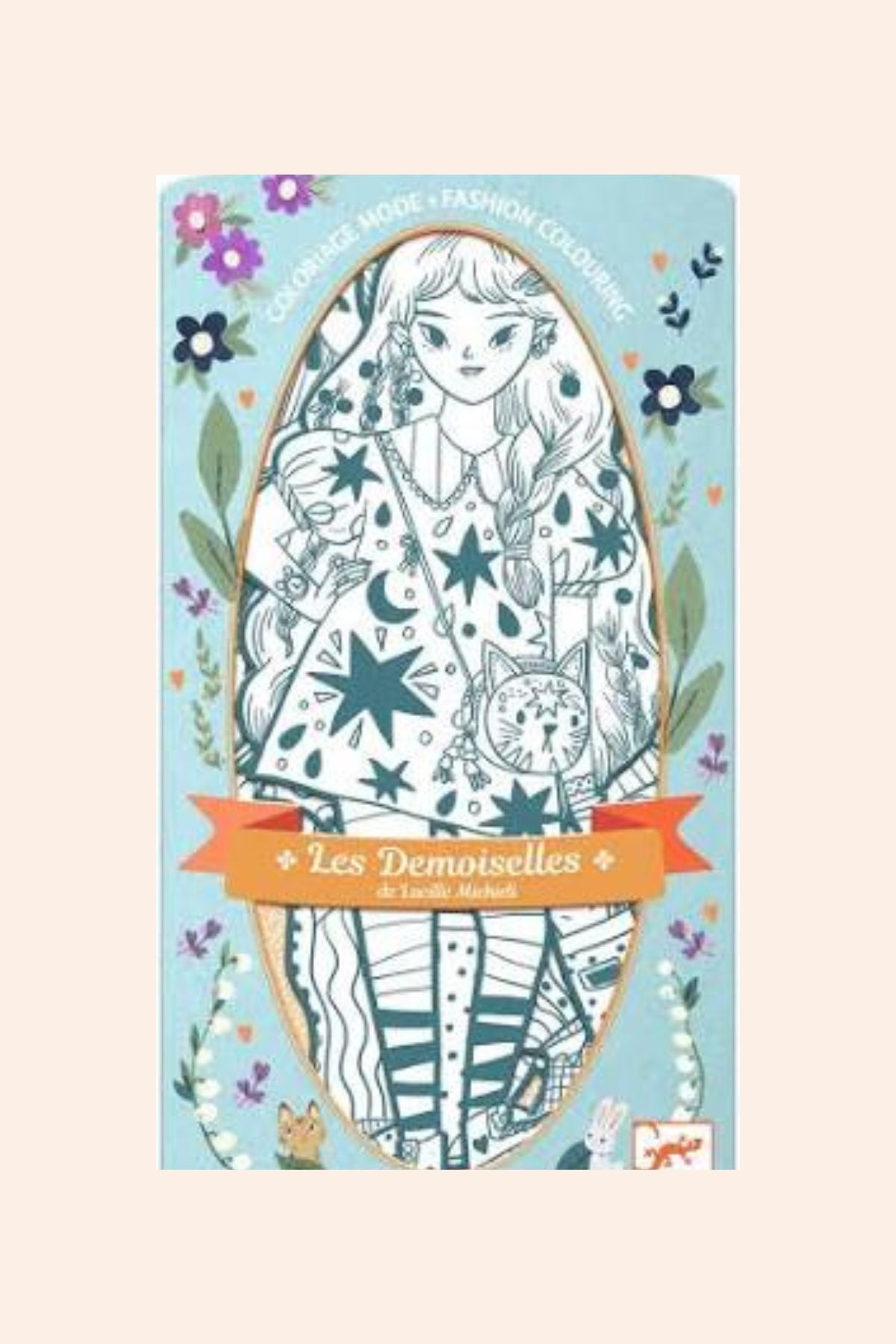 Djeco - Angéle & Friends - Fashion Colouring - Les Demoiselles - Strawberries & Cream