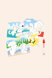 Djeco - Animalolen - Magic Colouring - Strawberries & Cream 