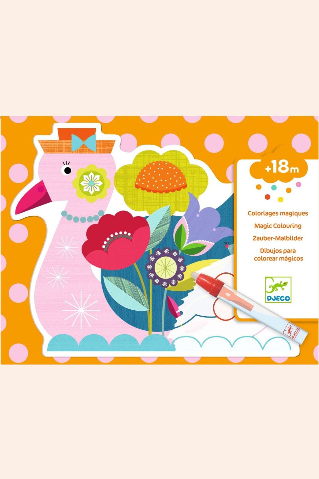 Djeco - Animalolen - Magic Colouring - Strawberries & Cream 