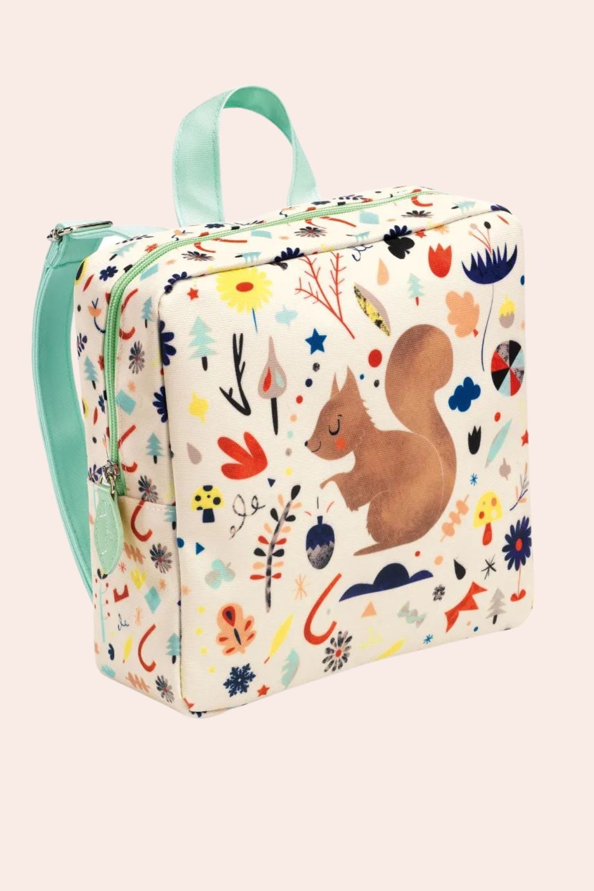 Djeco -  Backpack - Squirrel - Strawberries & Cream 
