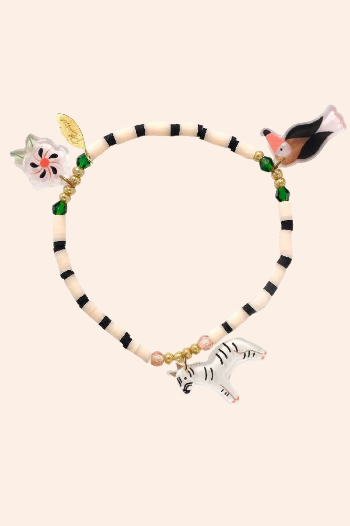 Djeco - Bracelet - Jemma  -  Strawberries & Cream - Ingrid Lewis - Designer
Bracelet with animal-themed charms.