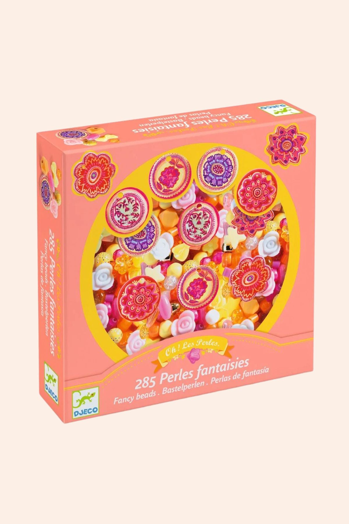 Djeco - Bubble Beads - Gold - Strawberries & Cream - Creative Activities - Craft Kits - Jewellery - Fancy Beads - Ingrid Lewis - Designer