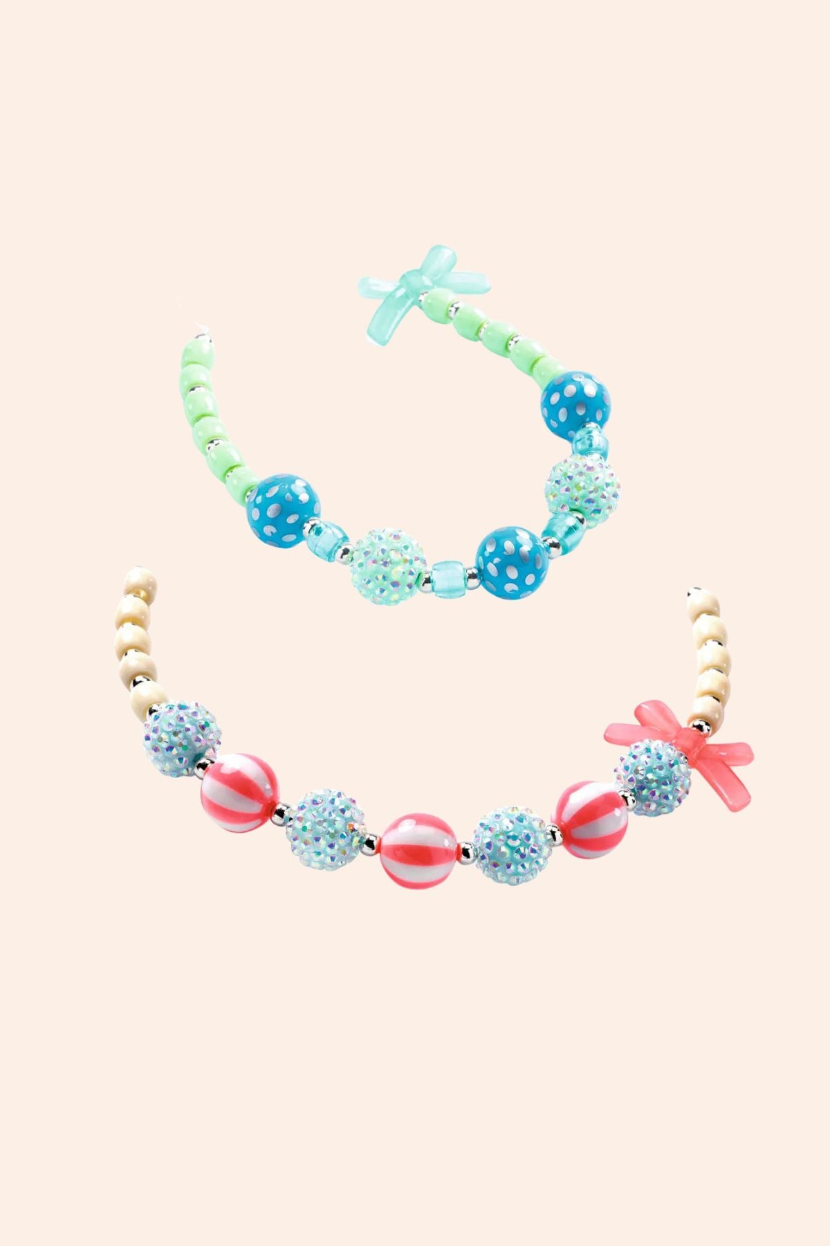 Djeco - Bubble Beads - Strawberries & Cream 