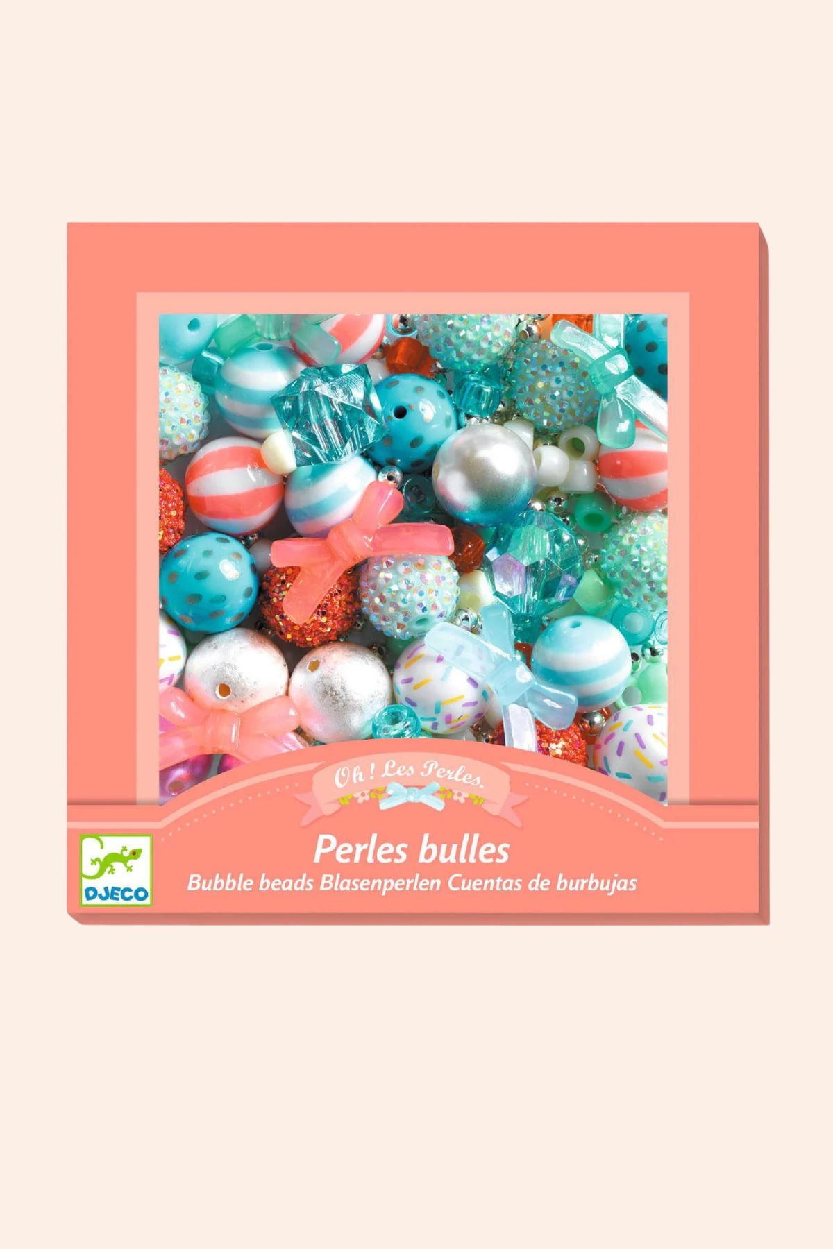 Djeco - Bubble Beads - Strawberries & Cream 