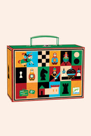 Djeco - Chess and Draughts - Strawberries & Cream 