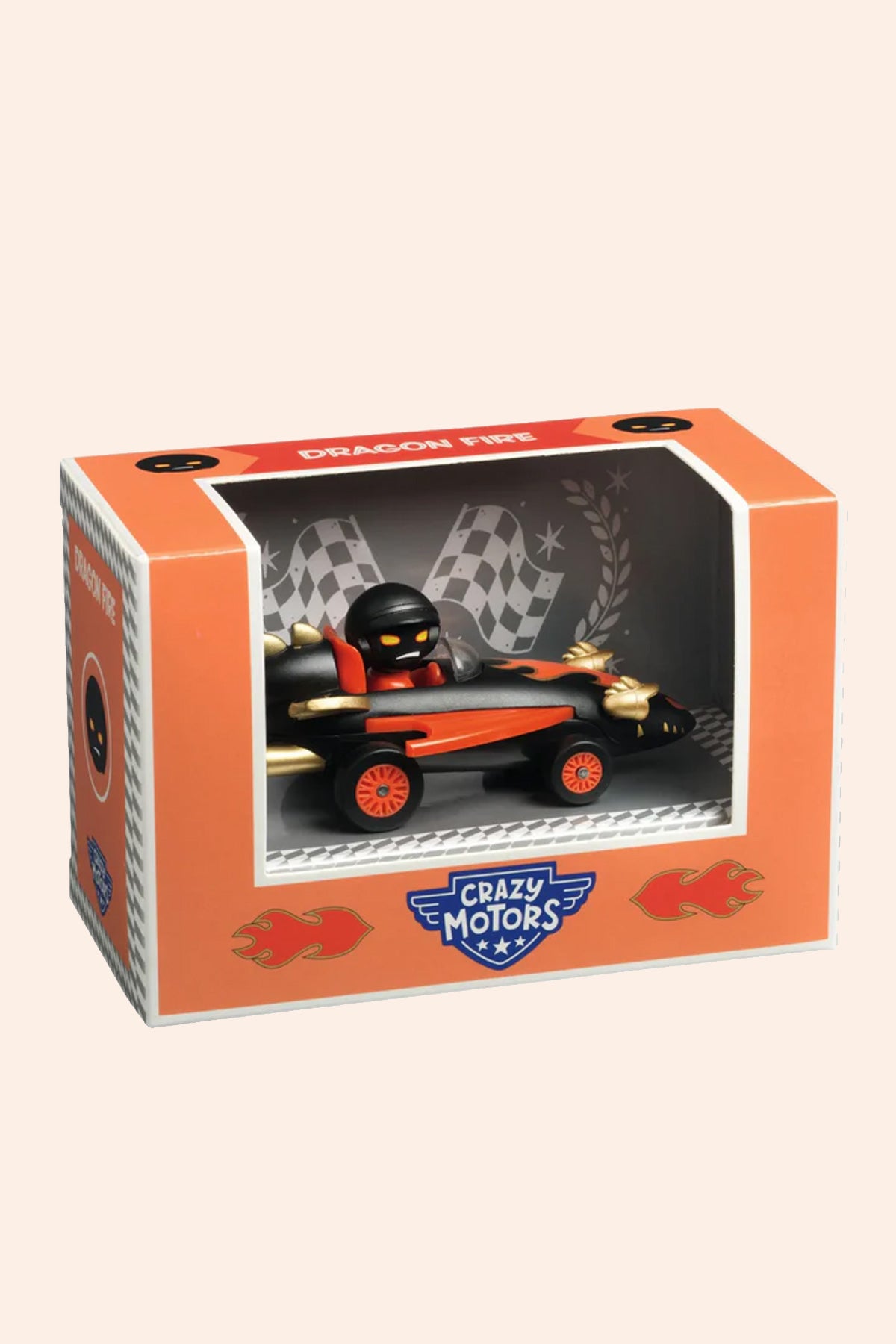 Djeco - Crazy Motors - Dragon Fire Car - Strawberries & CreamDjeco - Dragon Fire Car