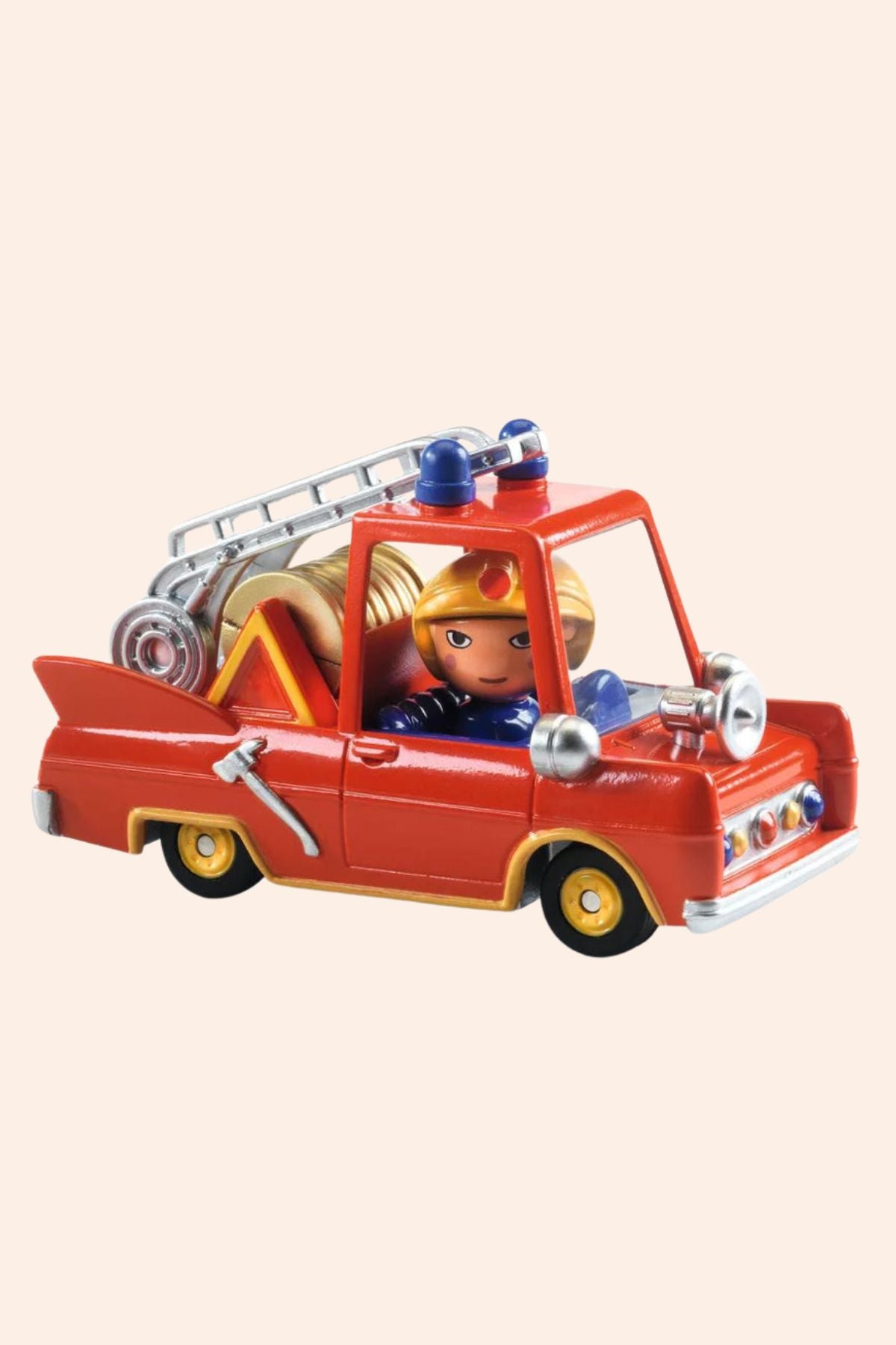 Djeco - Crazy Motors - Little Fire Truck - Strawberries & Cream - Ingrid Lewis - Designer