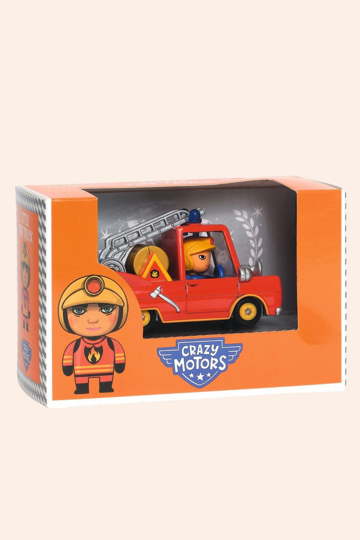 Djeco - Crazy Motors - Little Fire Truck - Strawberries & Cream - Ingrid Lewis - Designer