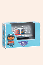 Djeco - Crazy Motors - Space Police - Strawberries & Cream - Ingrid Lewis - Designer
Toy figure and vehicle set in a 'Crazy Motors' branded box.