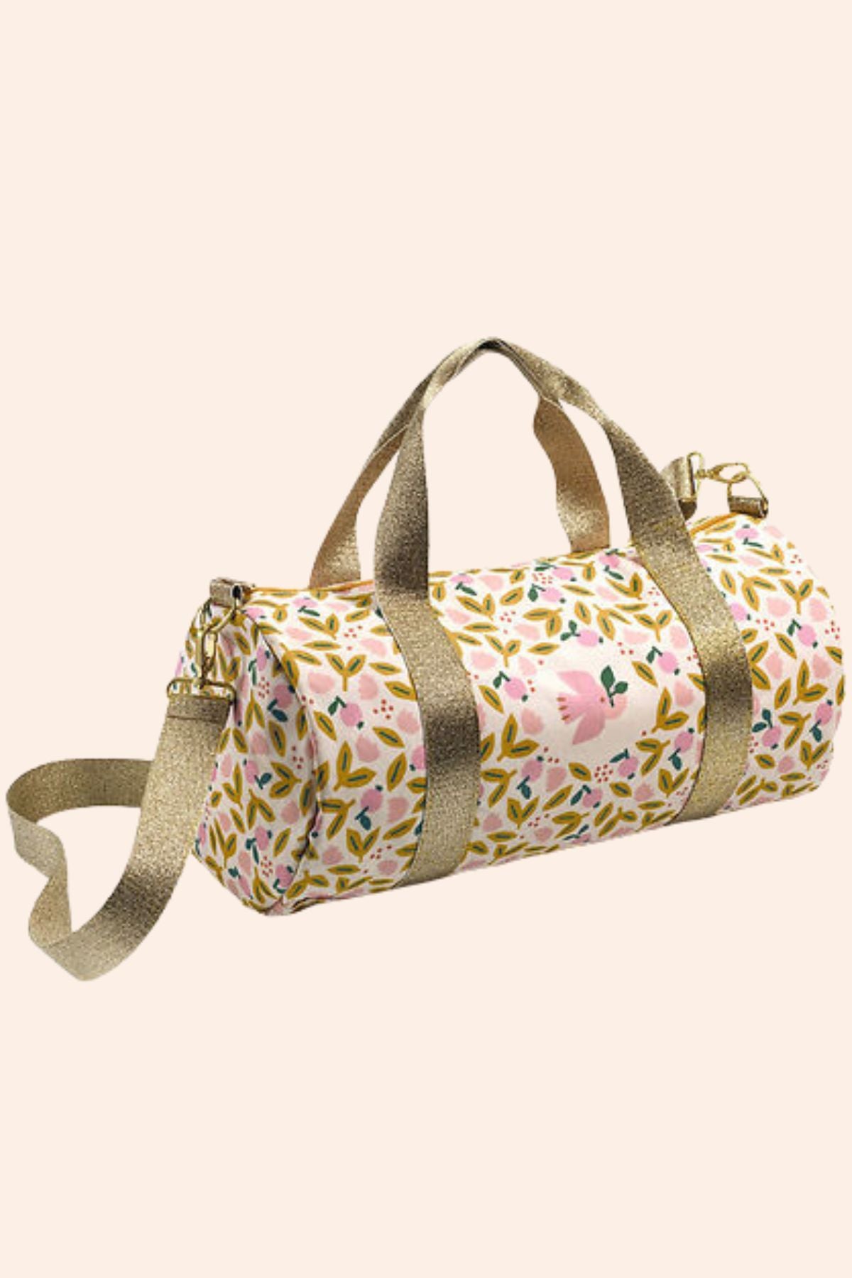 Djeco - Duffel Bag- Pink Bird - Strawberries & Cream - Luxury - travel  Ingrid Lewis - Designer