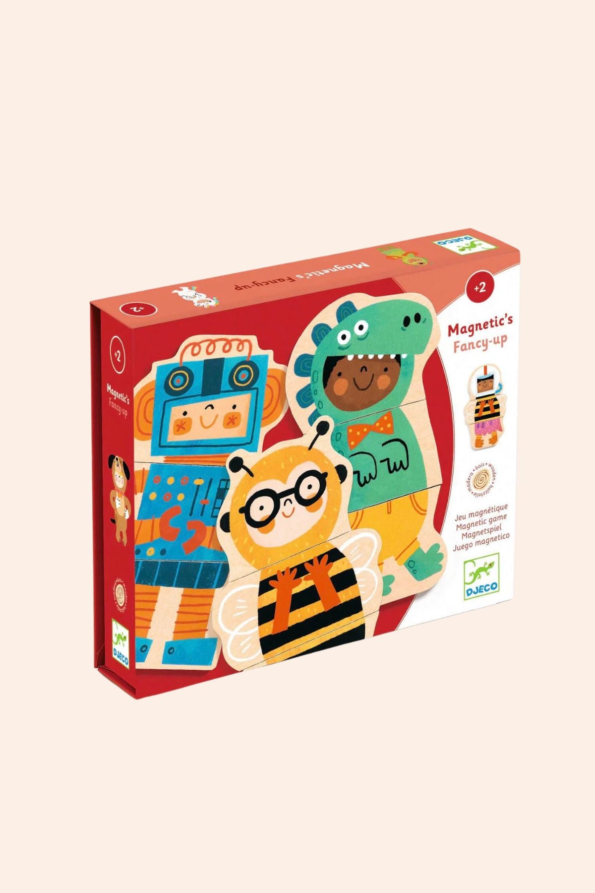 Djeco - Fancy-up - Magnetic Game- Strawberries & Cream
