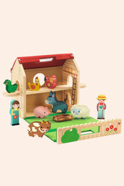Djeco - Handling Game - Softi-Farm - Strawberries & Cream - Ingrid Lewis - Designer