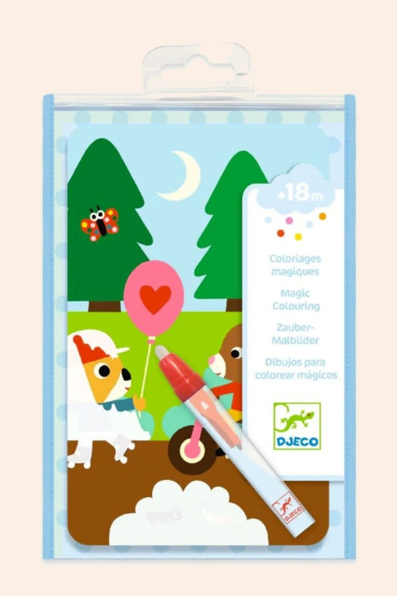 Djeco - In The Park - Magic Colouring - Strawberries & Cream 