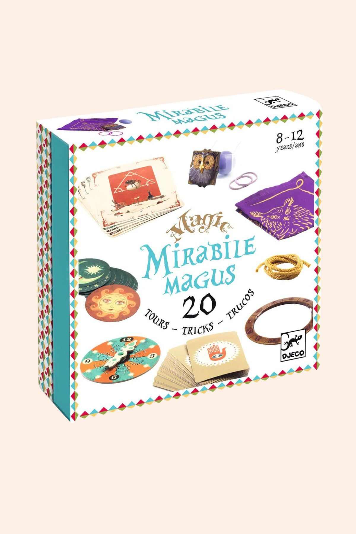 Djeco -  Magic Mirabile Magus - 20 Tricks - Strawberries & Cream - Ingrid Lewis - Designer