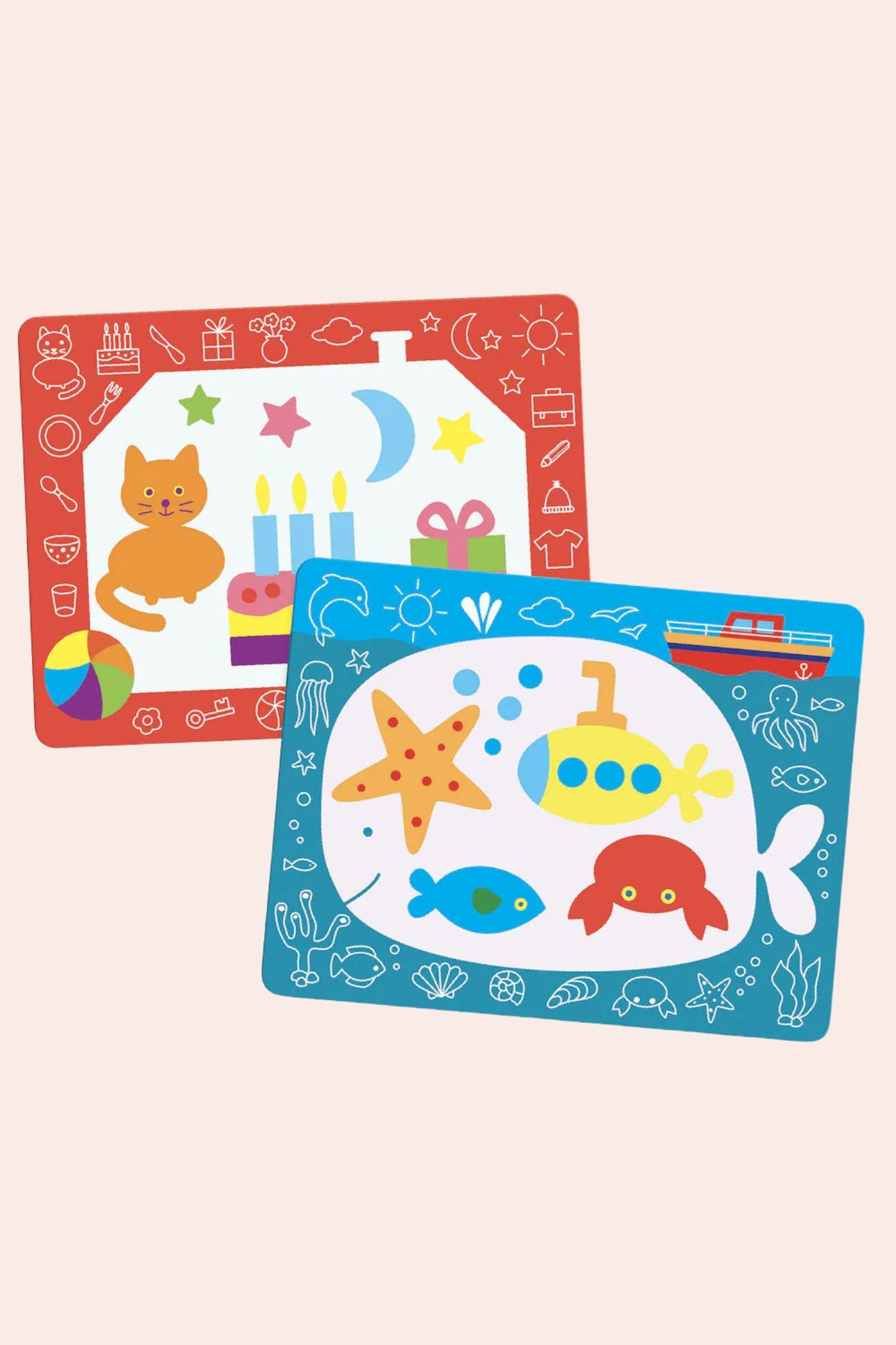 Djeco - Magic Scribbles - Magic Colouring - Strawberries & Cream 
