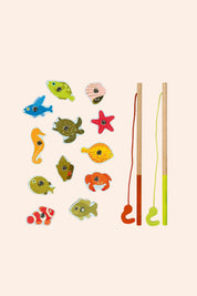 Djeco - Magnetic Fishing Tropic - Strawberries & Cream