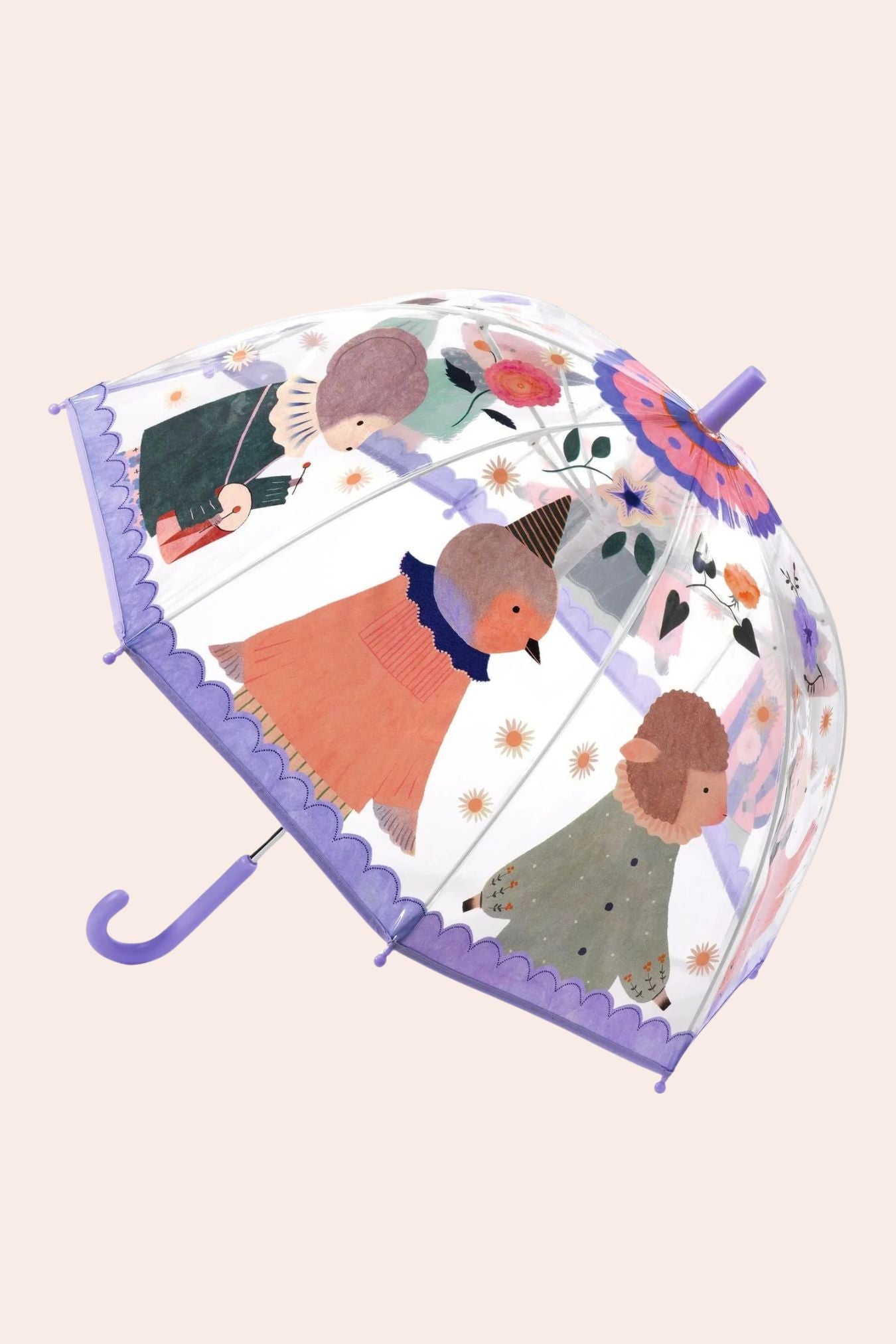 Djeco - Medium Umbrella - Musicians - Strawberries & Cream 