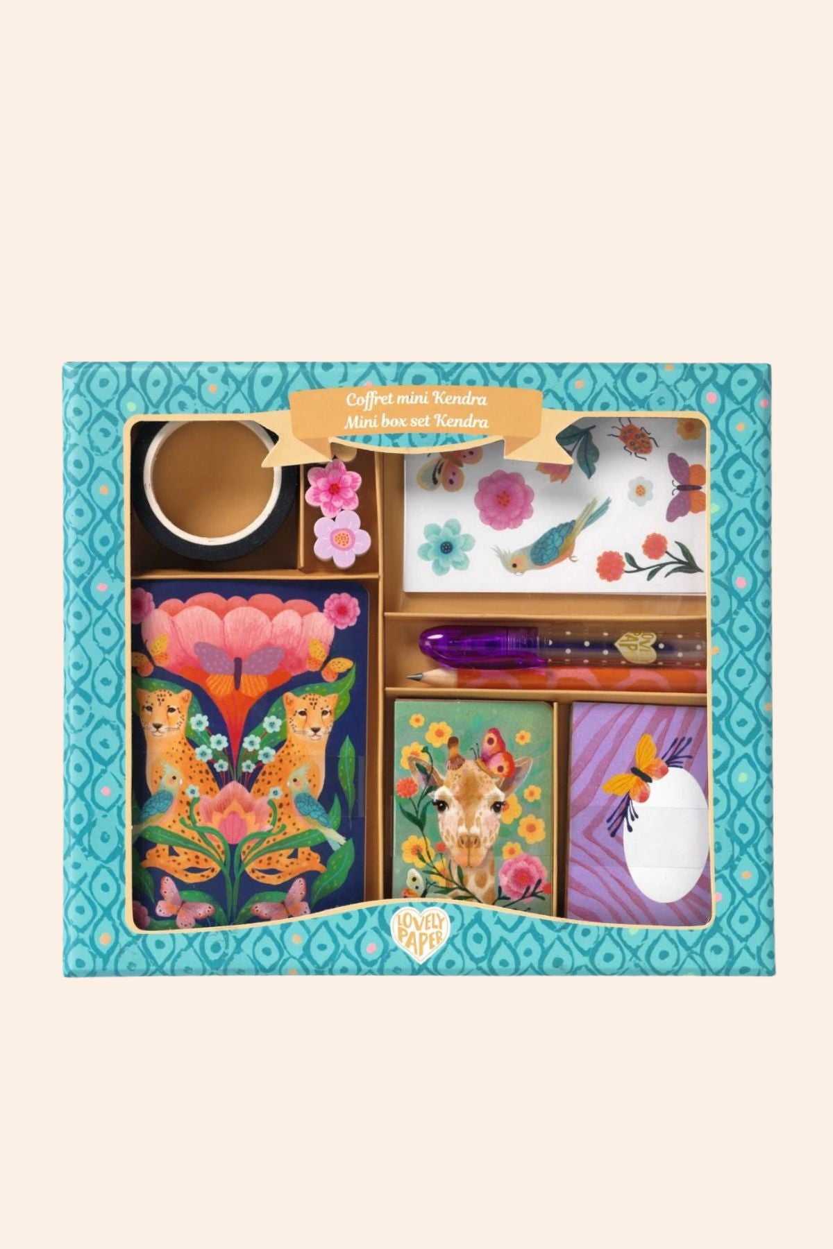 Djeco - Mini Box Set - Kendra - Strawberries & Cream - Ingrid Lewis - Designer