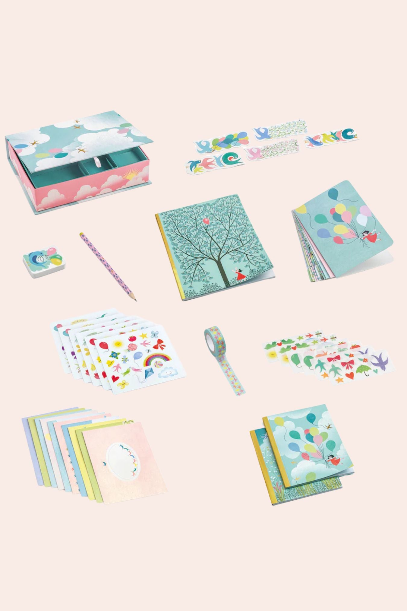 Djeco - My Stationary - Charlotte - Strawberries & Cream