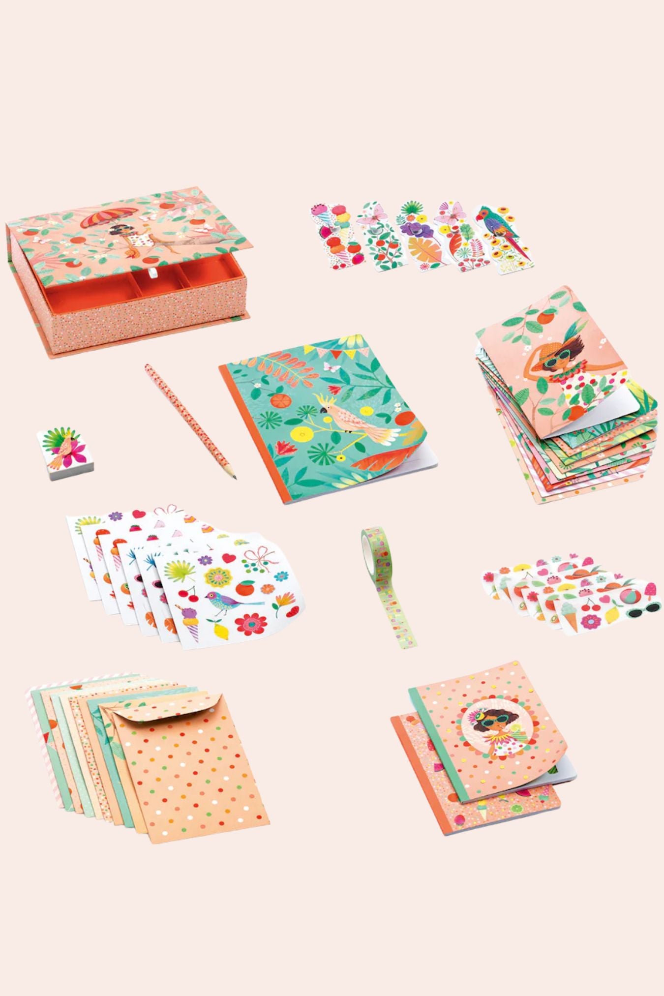 Djeco - My Stationery - Marie - Strawberries & Cream