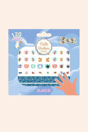 Djeco - Nails Stickers -  Cutie - Strawberries & Cream