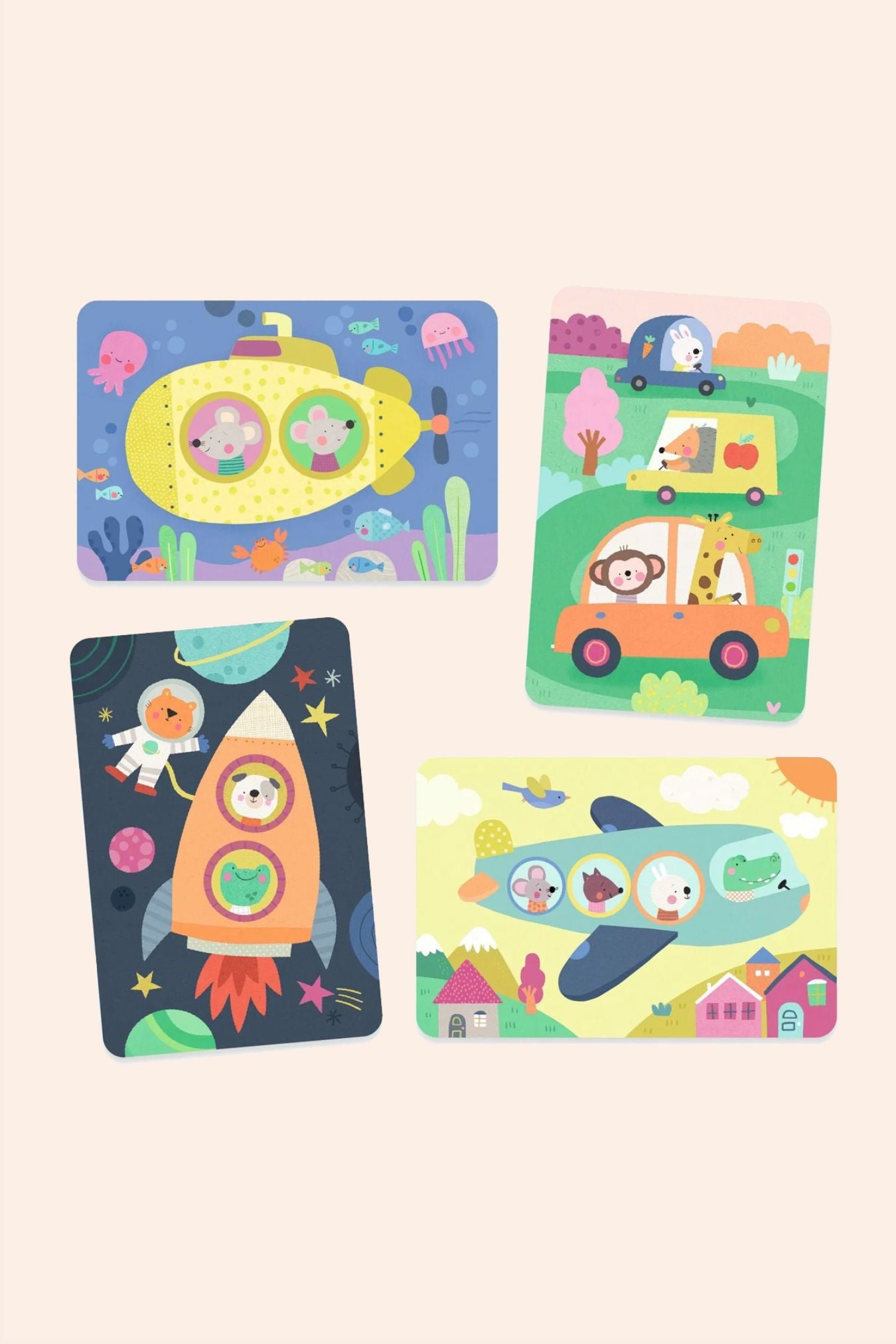 Djeco - On the Road - Magic Colouring - Strawberries & Cream 