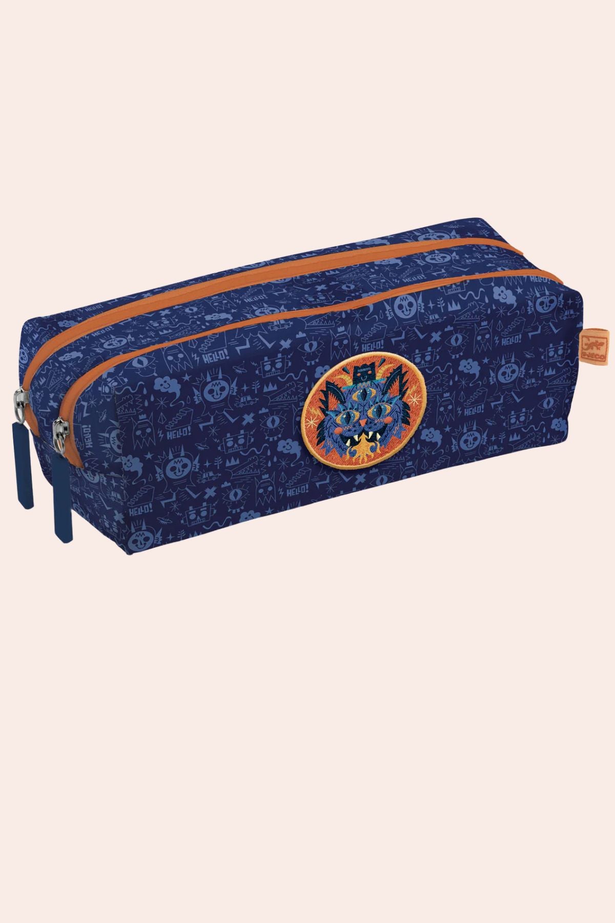 Djeco - Pencil Case - Monsters - Strawberries & Cream 