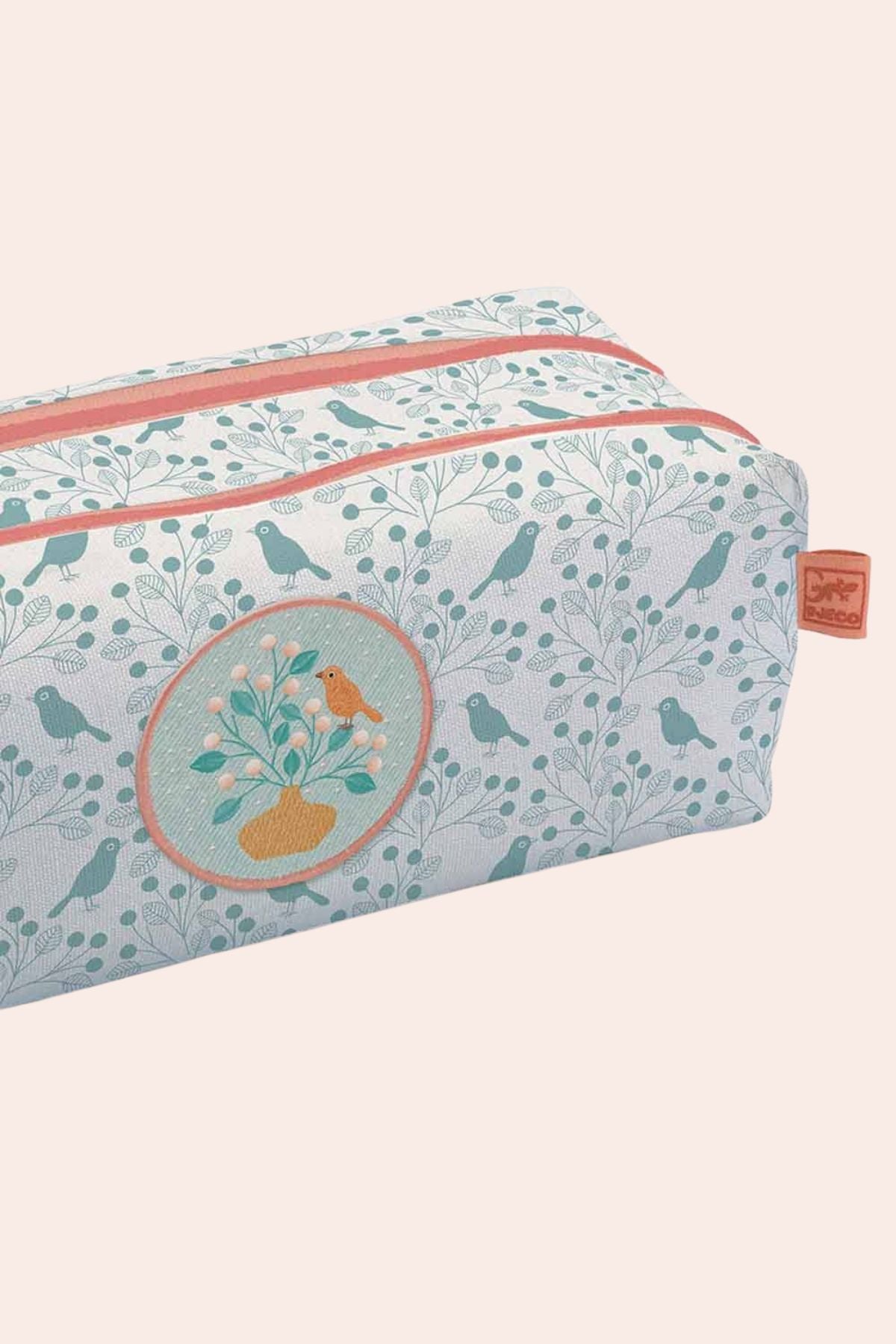Djeco - Pencil Case - Romantic - Strawberries & Cream 