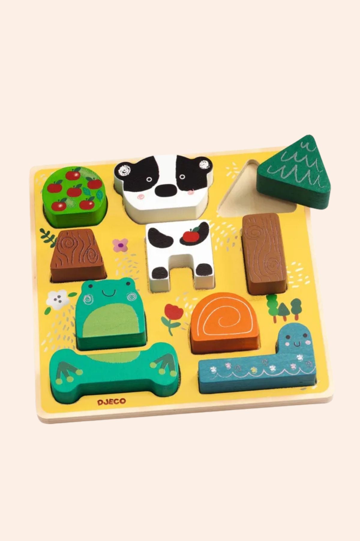 Djeco - Puzz & Match Happy - Strawberries & Cream 