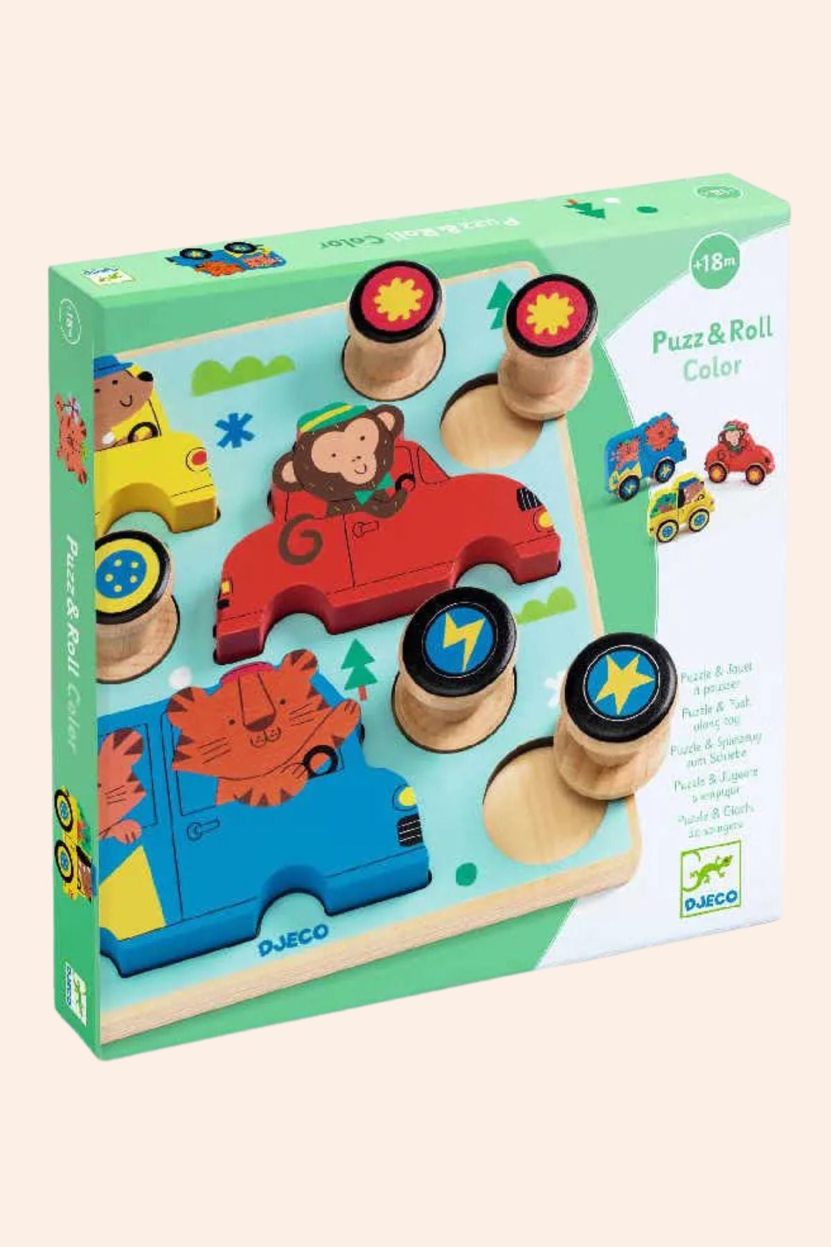 Djeco - Puzz & Roll - Color - Strawberries & Cream - Ingrid Lewis - Designer
Children's puzzle and roll toy packaging with colourful design