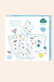 Djeco - Rain Cape - Rocket - Strawberries & Cream - Accessories - Luxury - Ingrid Lewis - Designer 
Children's poncho with space-themed design