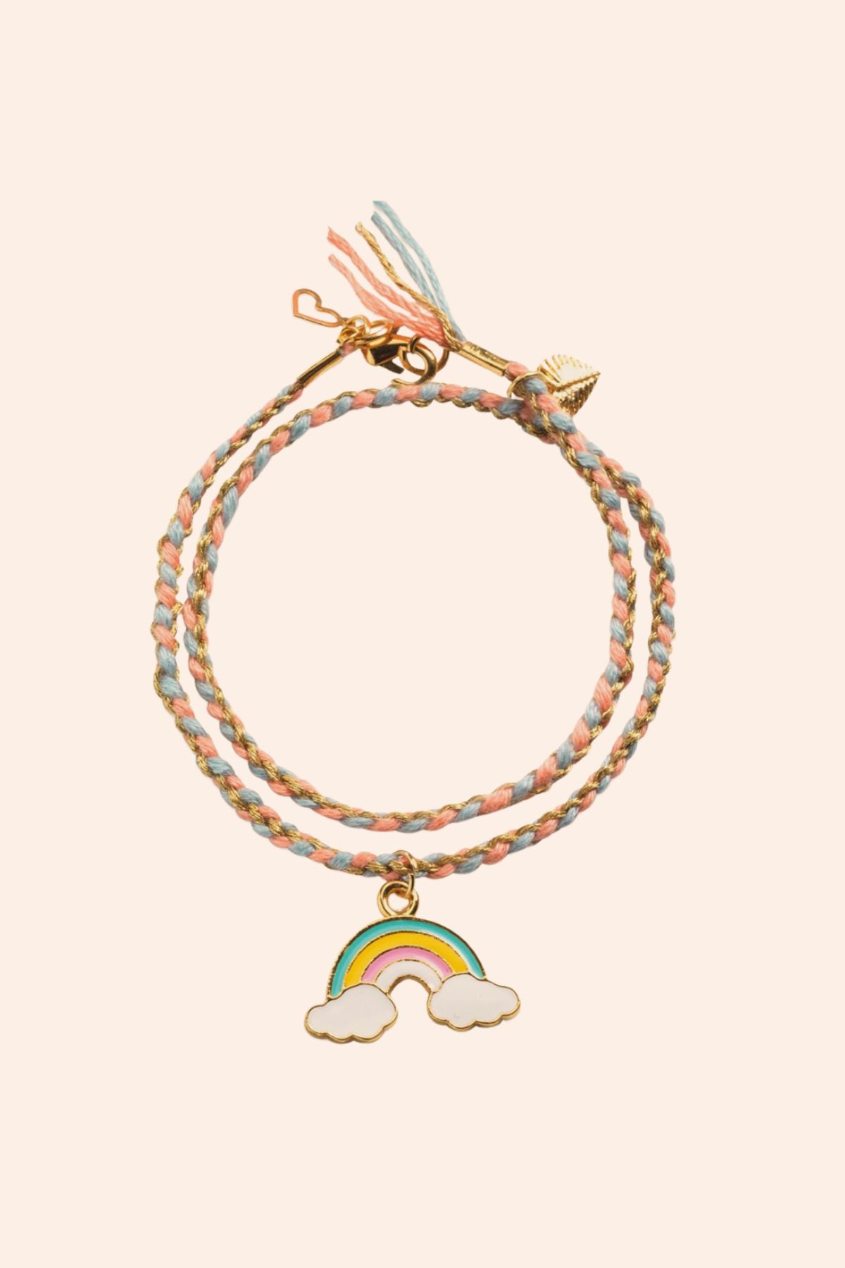 Djeco - Rainbow Kumihimo Jewellery - Strawberries & Cream 