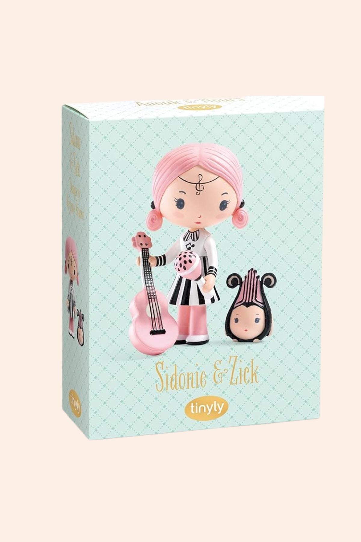 Djeco - Sidonie & Zick - Tinyly - Strawberries & Cream- Collect them all - Characters - Figurines - Ingrid Lewis - Designer