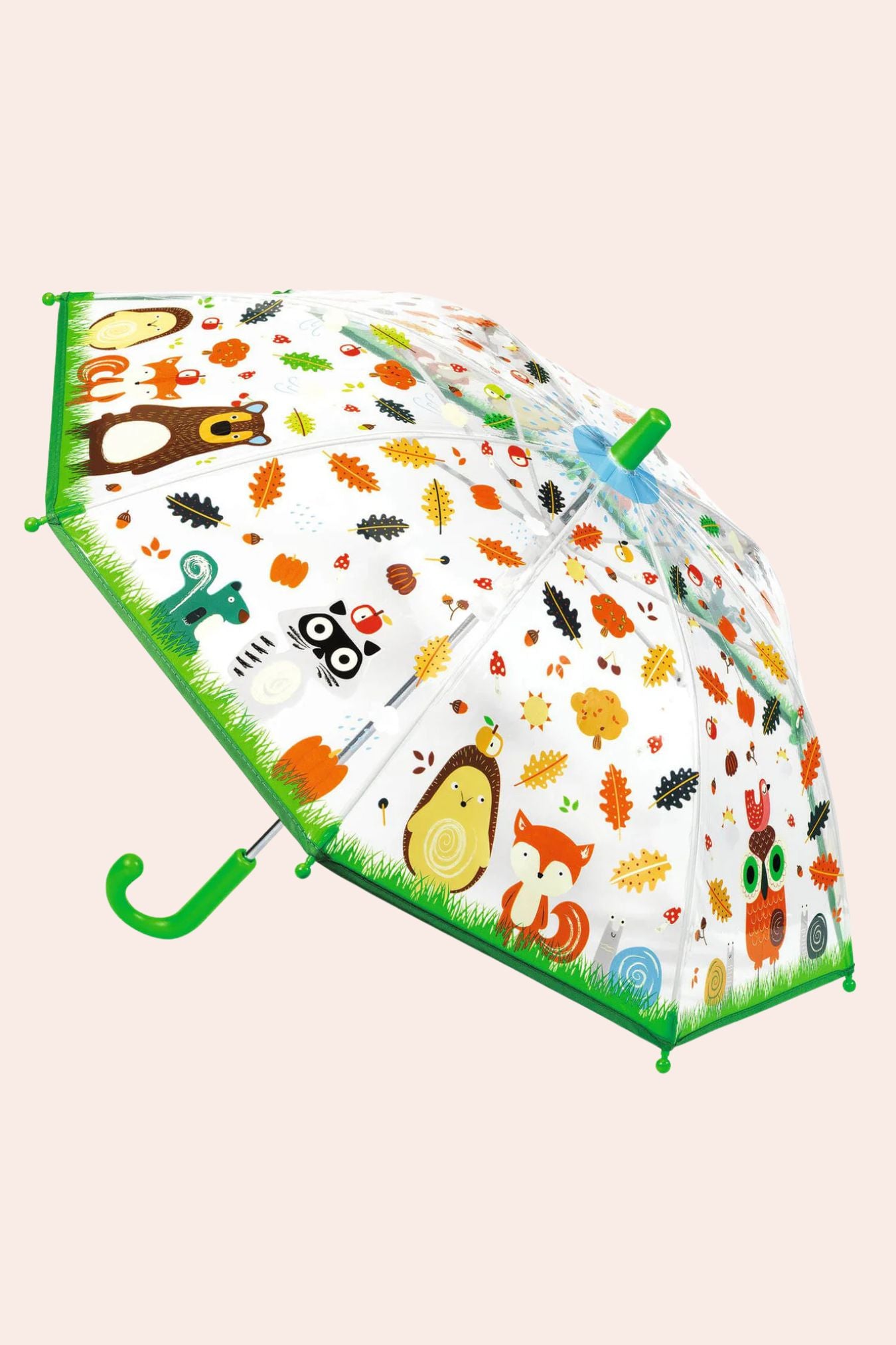 Djeco - Small Umbrella - Animaux De La Foret - Strawberries & Cream