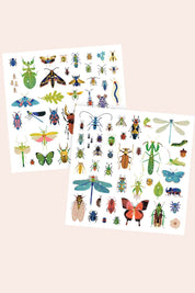 Djeco - Stickers - Microcosmos - Strawberries & Cream  - Ingrid Lewis - Designer