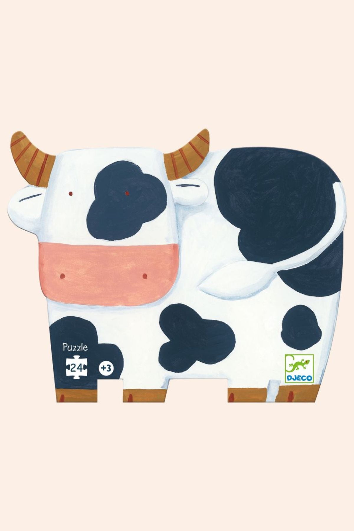 Djeco - The Cows On The Farm - 24 Pcs Puzzle - Strawberries & Cream