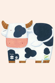 Djeco - The Cows On The Farm - 24 Pcs Puzzle - Strawberries & Cream