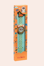 Djeco - Ticlock Watch - Raccoon - Strawberries & Cream 