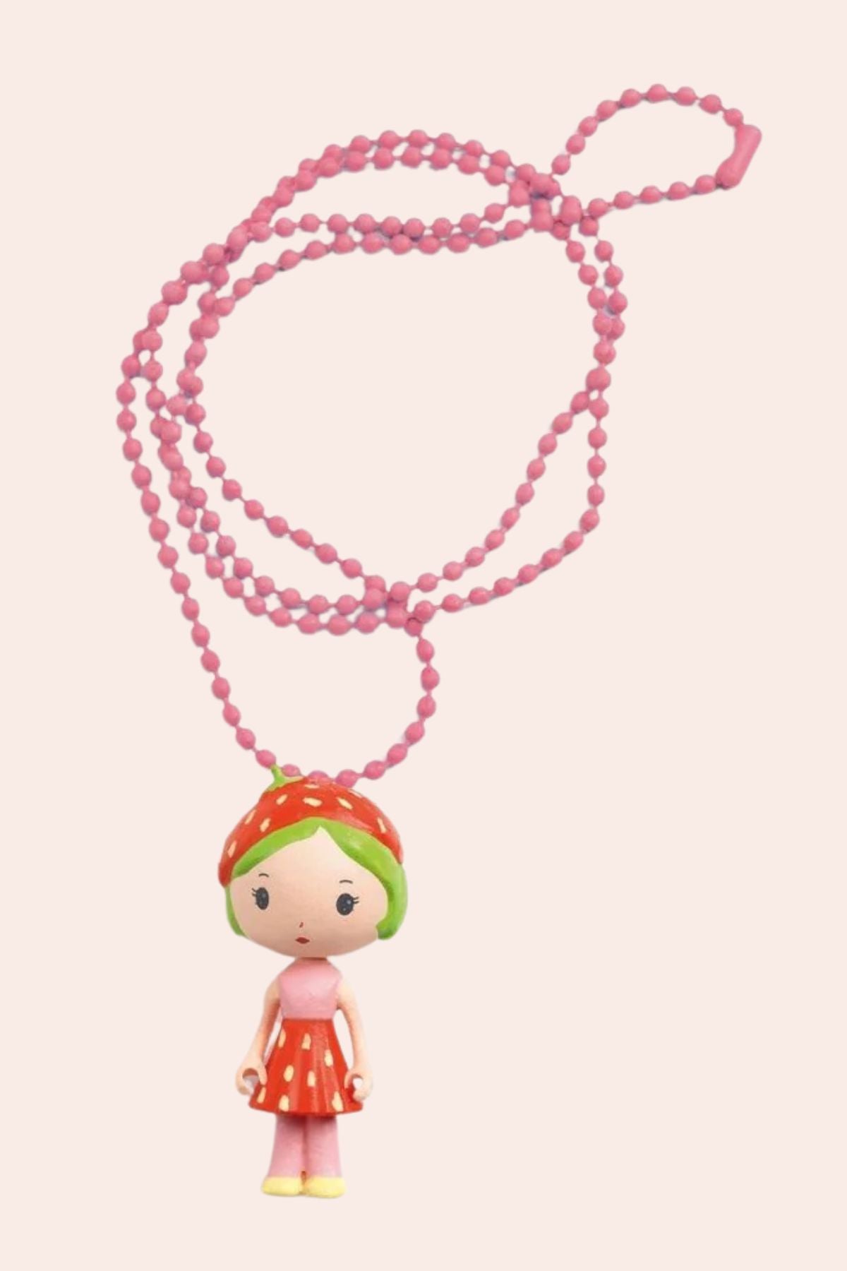 Djeco - Tinyly - Berry Necklace - Strawberries &amp; Cream