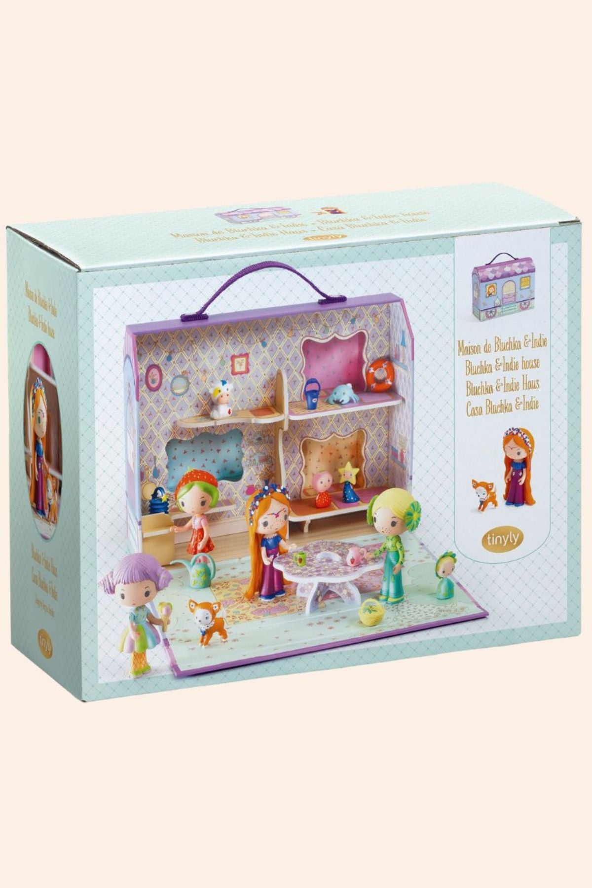 Djeco -  Tinyly - Bluchka & Indie House - Strawberries & Cream - Ingrid Lewis - Designer