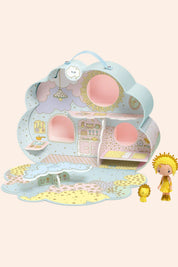 Djeco - Tinyly - Sunny & Mia House - Ingrid Lewis - Designer
Toy house set with a doll and lion figure.