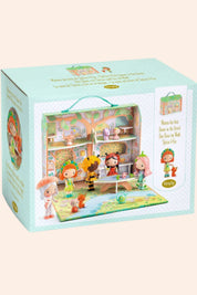 Djeco - Tinyly - Sylvia & Fox's House in The Forest - Strawberries & Cream  
Toy set packaging with characters and a play area.
