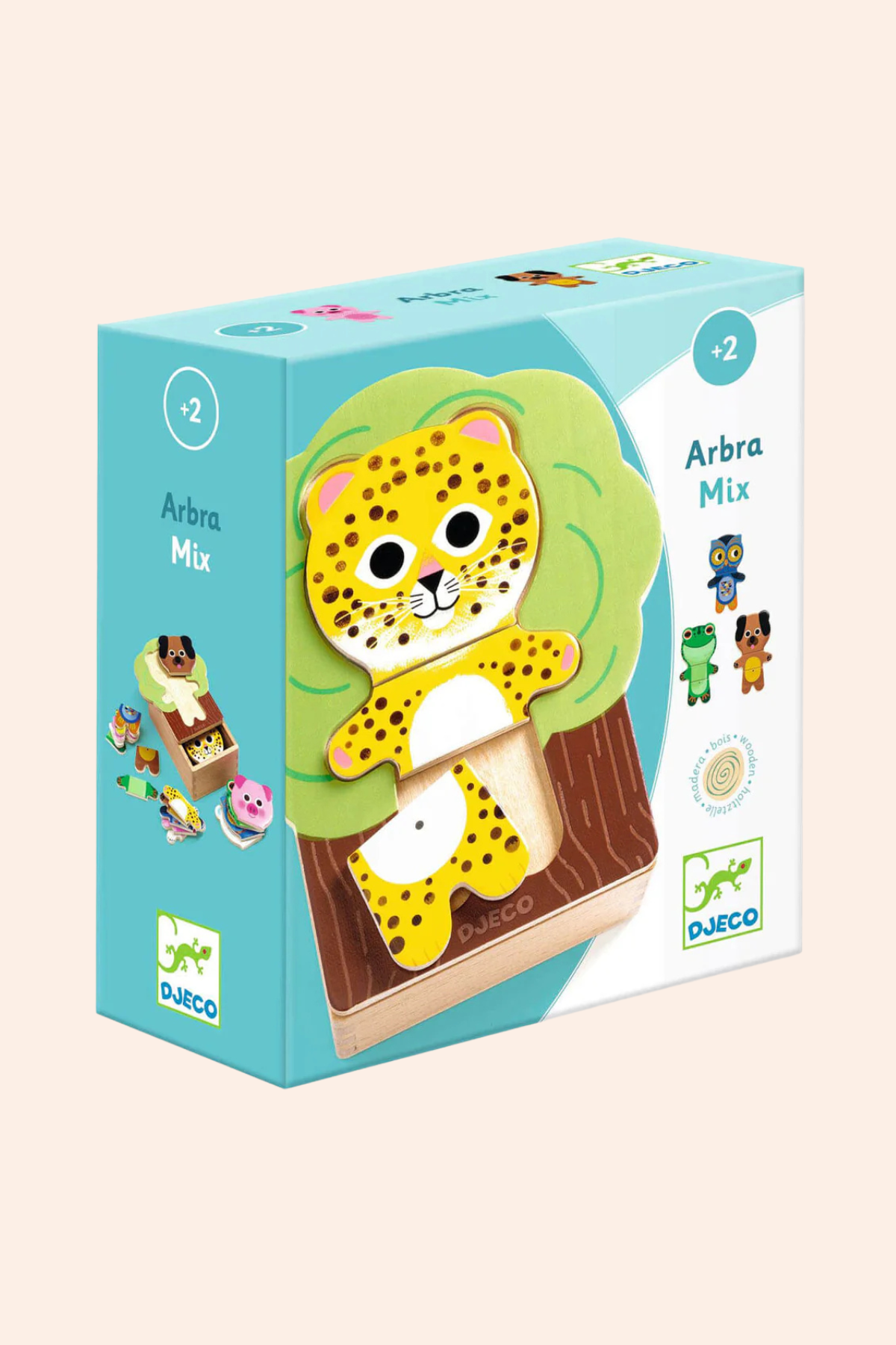 Djeco - Wooden Puzzle - Arbra Mix- Strawberries & Cream - Ingrid Lewis - Designer